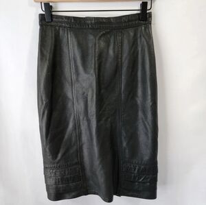 Vintage John Firenze • Leather Skirt